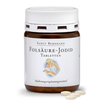 Фолиевая кислота и иод Sanct Bernhard Folsаure-Jodid, 240 таблеток
