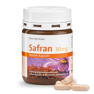 Шафран Sanct Bernhard Safran 30 мг, 60 капсул