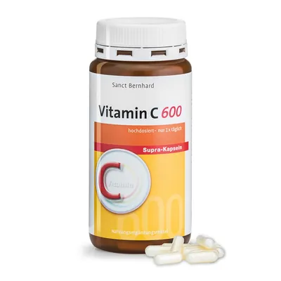 Вітамін С Sanct Bernhard Vitamin C 600 Supra, 180 капсул