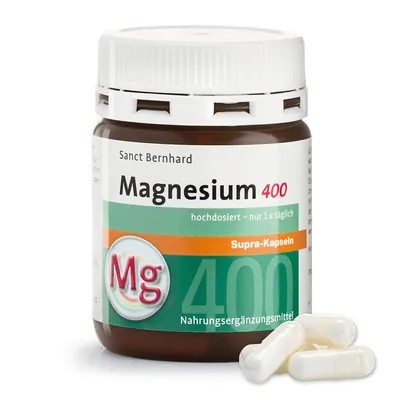 Магній Sanct Bernhard Magnesium 400 supra, 60 капсул