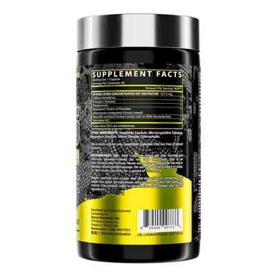 Жироспалювач Nutrex Research Lipo6 Intense Ultra Concentrate, 60 капсул