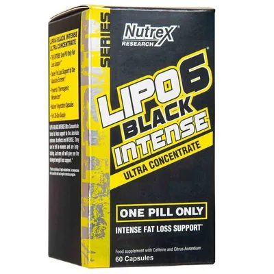 Жироспалювач Nutrex Research Lipo6 Intense Ultra Concentrate, 60 капсул
