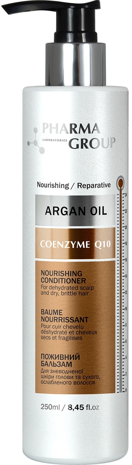 Бальзам для волосся Pharma Group Laboratories Argan Oil+Coenzyme Q10 живильний, 250 мл