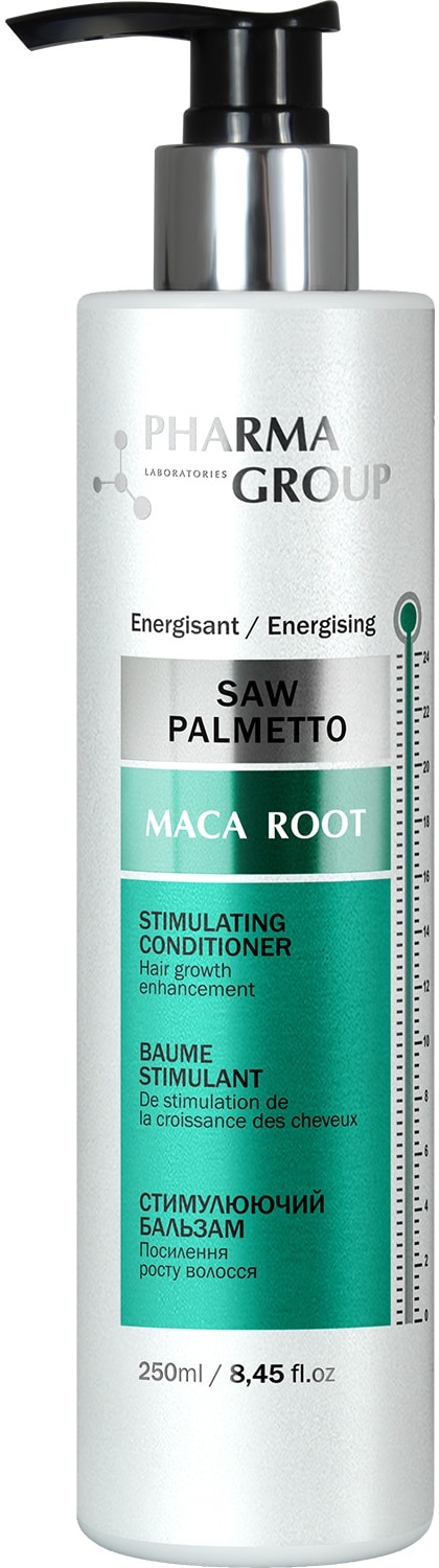 Бальзам для волосся Pharma Group Laboratories Saw Palmetto+Maca Root стимулюючий, 250 мл