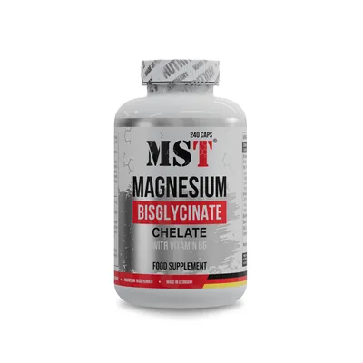 Магній бісгліцинат хелат MST Nutrition Magnesium Bisglycinate Chelate, 240 капсул