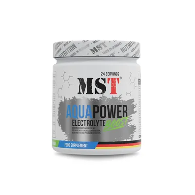 Електроліти MST Nutrition Aqua power electrolyte boost зелене яблуко, 360 г
