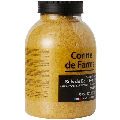 Соль морская для ванн Corine De Farme Ваниль, 1,3 кг