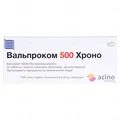 Вальпроком 500 хроно таблетки, в/плів. обол., прол./д. №30 (10х3)
