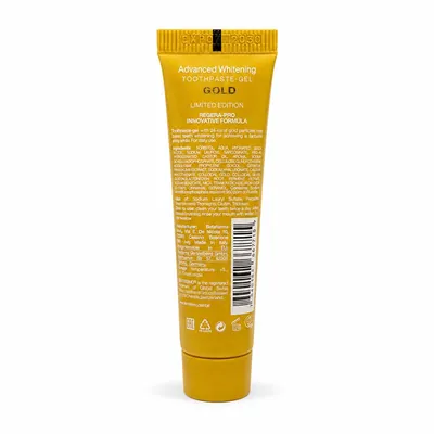 Зубна паста Dentissimo Gold Advanced Whitening відбілююча, 15 мл