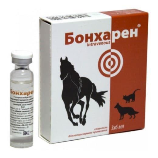 Бонхарен Bonharen (ДЛЯ ЖИВОТНЫХ) раствор для инъекций по 6 мл 1 штука