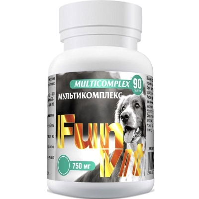 Витамины для собак FunVit MULTICOMPLEX, 90 штук