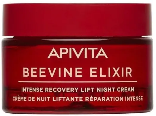 Крем-ліфтинг для обличчя Apivita Beevine Elixir нічний інтенсивний для відновлення шкіри, 50 мл