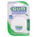 Зубная нить GUM Sunstar ButlerWeave Floss Mint Waxed мятная вощеная, 55 метров
