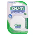 Зубна нитка GUM Butlerweave Mint Waxed м'ятна вощена, 55 метрів