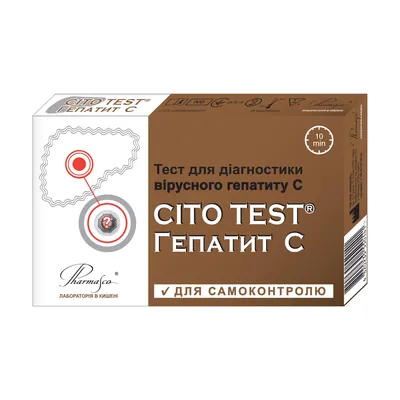 Тест-система Cito Test Гепатит С для діагностики вірусного гепатиту С, 1 штука