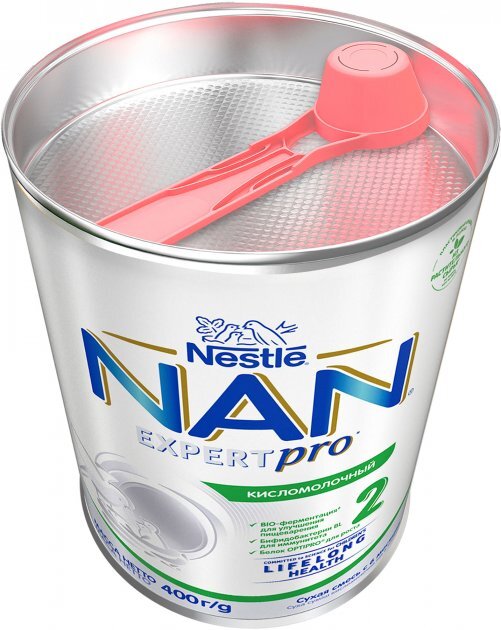 Суміш суха молочна NAN Кисломолочний 2 Expertpro, для дітей з 6 місяців, 400 г