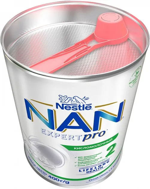 Суміш суха молочна NAN 2 Expertpro Кисломолочний для дітей з 6 місяців, 400 г