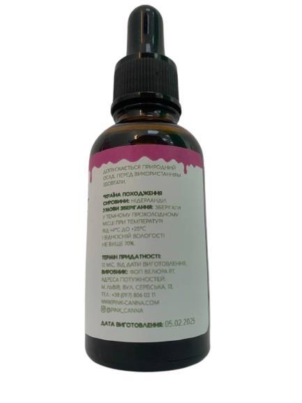 Масло Pink Canna 1500 мг CBD 5%, 30 мл