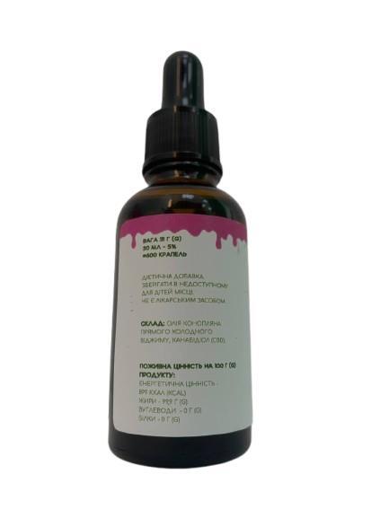 Масло Pink Canna 1500 мг CBD 5%, 30 мл