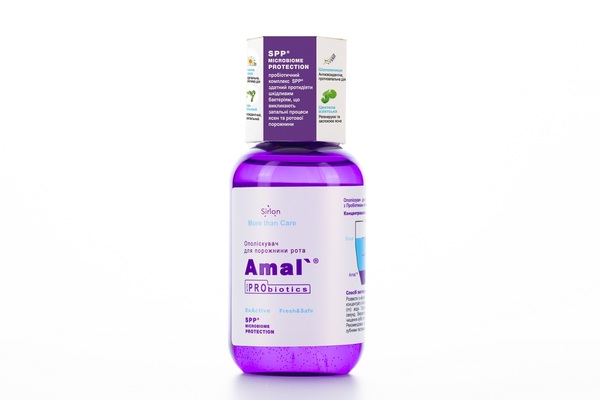Ополаскиватель для полости рта Amal` sensitive с пробиотиками, 200 мл