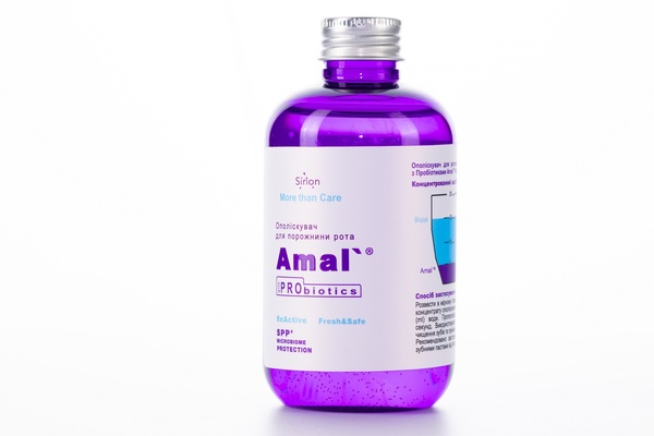 Ополаскиватель для полости рта Amal` sensitive с пробиотиками, 200 мл