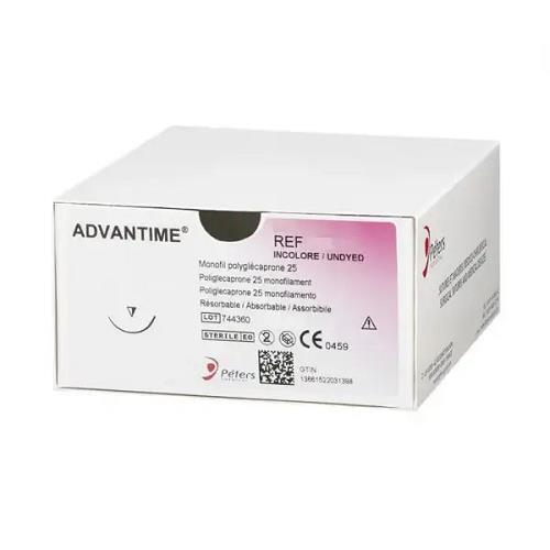 Шовный материал хирургический Advantime 1, колющая игла 40 мм, 1/2 круга, длина 90 см, 15S40A