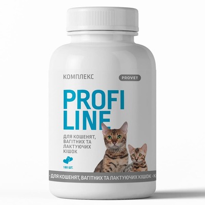 Комплекс ProVet Profiline для котят, беременных и лактирующих кошек, 180 таблеток