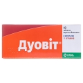 Дуовит комби-упак.: таб., п/о №40 (10х4)