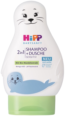 Шампунь и гель для купания HiPP Baby Sanft, 200 мл