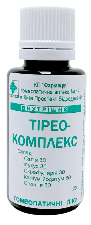 Комплекс Тірео-Комплекс гранули по 20 г у флак.