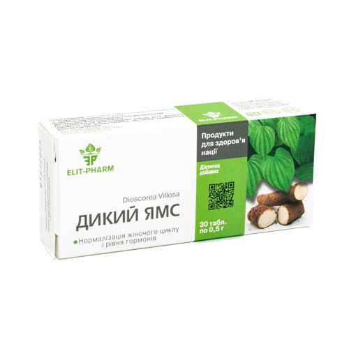 Дикий Ямс таблетки по 0,5 г №30