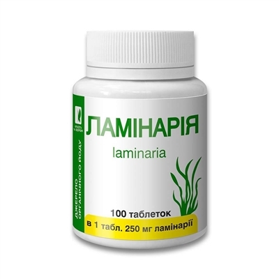 Ламинария Enjee таблетки по 0,25 г №100