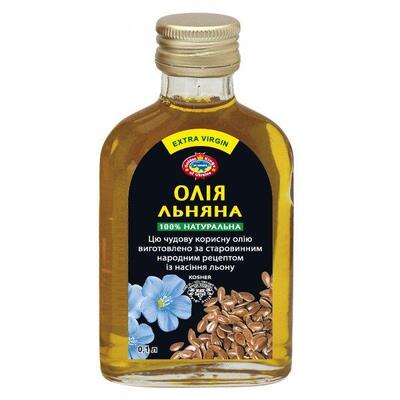 Масло льняное Golden Kings of Ukraine, 100 мл