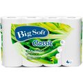 Полотенца бумажные Big Soft Classic 2 слоя, 4 рулона