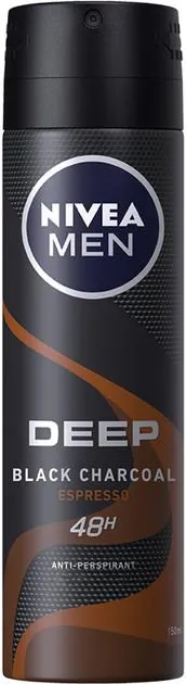 Дезодорант-антиперспірант спрей Nivea Men Deep Espresso 48h (85367), 150 мл