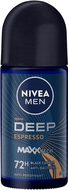 Дезодорант-антиперспірант кульковий Nivea Men Deep Espresso 72h (85366), 50 мл