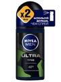 Дезодорант-антиперспірант кульковий Nivea Men Ultra Titan 48h з антибактеріальним ефектом, 50 мл