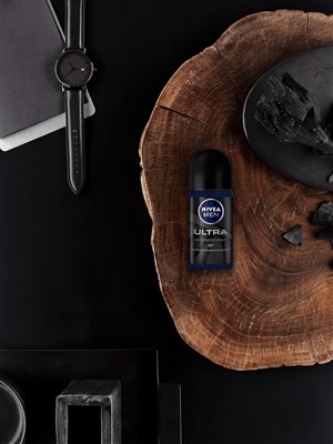 Дезодорант-антиперспирант шариковый Nivea Men Ultra 48h с антибактериальным эффектом, 50 мл