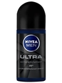 Дезодорант-антиперспирант шариковый Nivea Men Ultra 48h с антибактериальным эффектом, 50 мл
