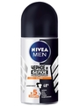 Дезодорант-антиперспірант кульковий Nivea Men Чорне та Біле невидимий Extra 48h проти слідів на одязі, 50 мл