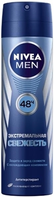 Дезодорант-антиперспирант спрей Nivea Men Экстремальная свежесть 48h с ментолом, 150 мл