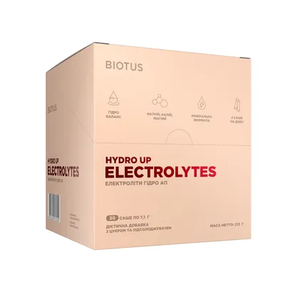 Електроліти Гідро Ап Biotus Eloctrolytes Hydro Up, 30 саше