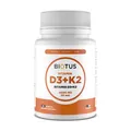 Вітамін D3 + К2 Biotus Vitamin D3 + K2 4000 МО/50 мкг, 60 капсул