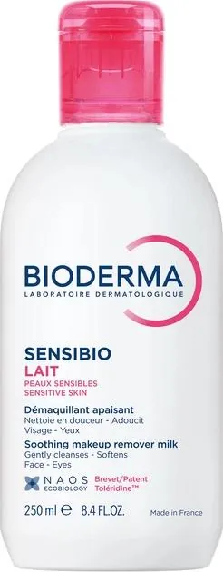 Молочко Bioderma Sensibio очищуюче для обличчя для чутливої шкіри, 250 мл