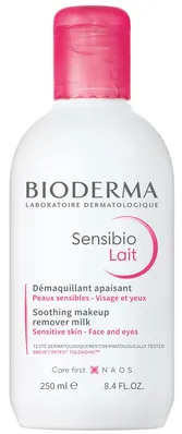 Молочко Bioderma Sensibio очищуюче для обличчя для чутливої шкіри, 250 мл