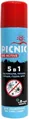 Аерозоль Picnic Bio Active 5в1 від комарів, мошок, кліщів, ґедзів, бліх, 125 мл