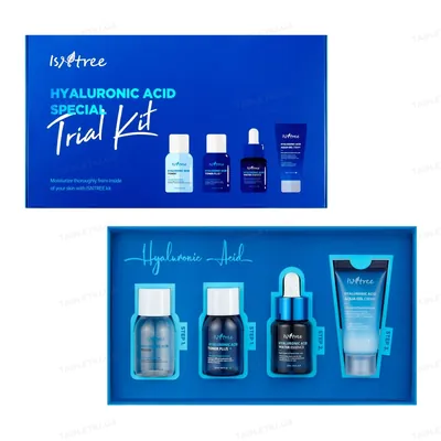 Набір мініатюр Isntree Hyaluronic Acid Special Trial Kit з гіалуроновою кислотою