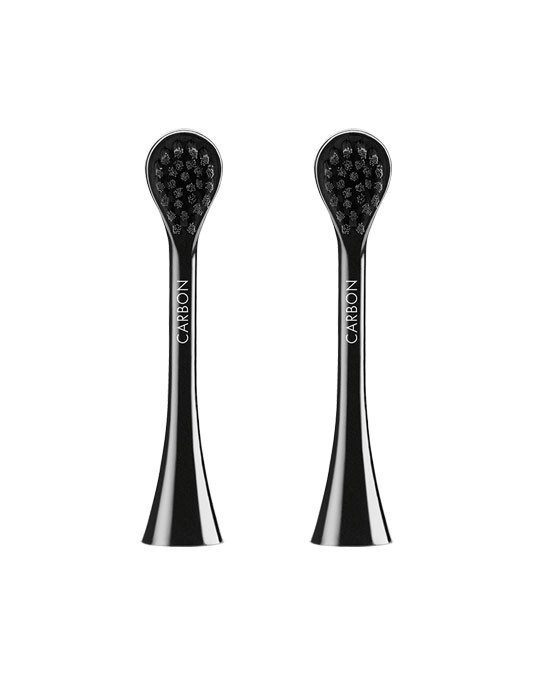 Насадки для звукової щітки Curaprox Hydrosonic black is white Carbon, 2 штуки