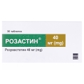 Розастин таблетки, в/плів. обол. по 40 мг №30 (10х3)