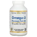 Жирні кислоти California Gold Nutrition Омега-3 риб'ячий жир, 240 рибно-желатинових капсул